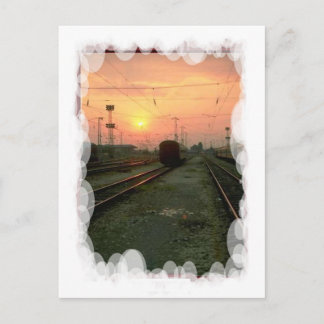 Vintage Transport - Into the sunset Postcard