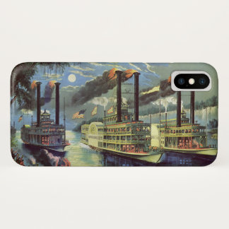 Vintage Transportation and Travel Ships Steamboats Case-Mate iPhone Case
