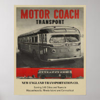Vintage Transportation Bus Circa 1940s
