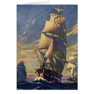Vintage Transportation, Clipper Ships at Sea