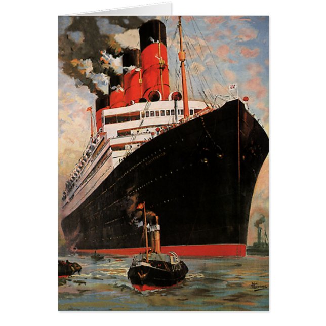 Vintage Transportation, Cruise Ship Harbour Tugboa (Front)