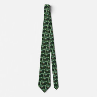Vintage Transportation, Green Speeding Train Tie