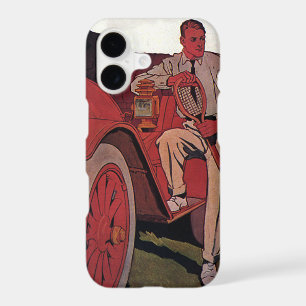 Vintage Transportation Men Antique Convertible Car