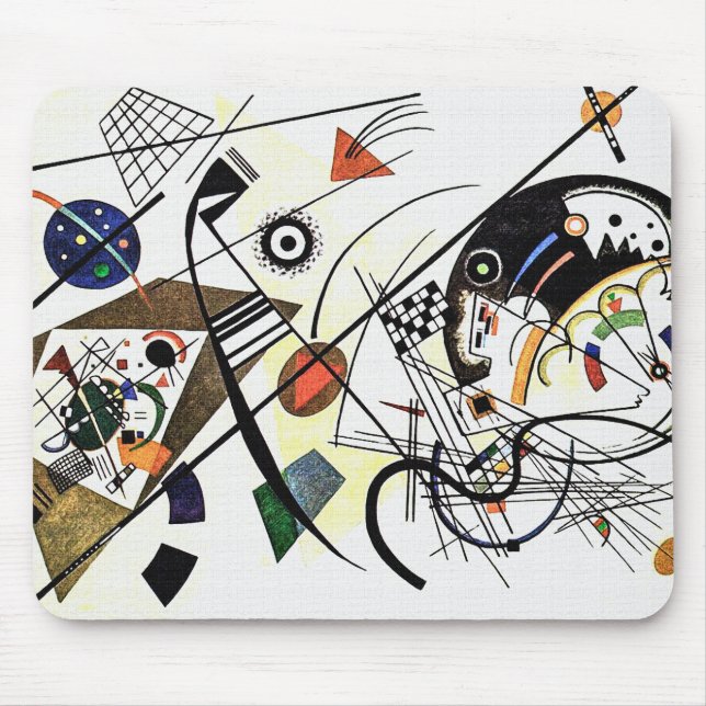 Vintage Transverse Line - Kandinsky Art Mouse Pad (Front)