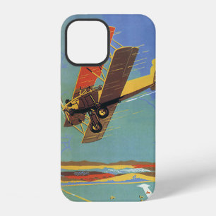 Vintage Travel and Transportation Antique Biplane iPhone 12 Case