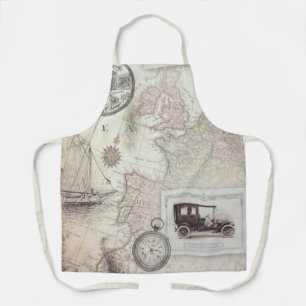 Vintage travel apron