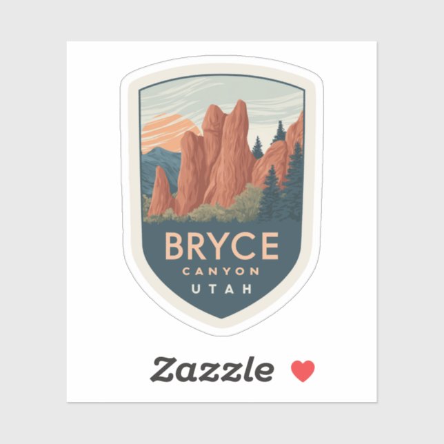 Vintage Travel Bryce Canyon National Park Utah (Sheet)