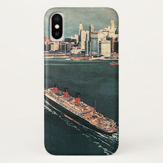 Vintage Travel by Cruise Ship to New York City Case-Mate iPhone Case