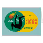 Vintage Travel by Plane Japan Label Art
