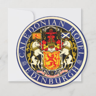 Vintage Travel Caledonian Hotel Edinburgh Scotland