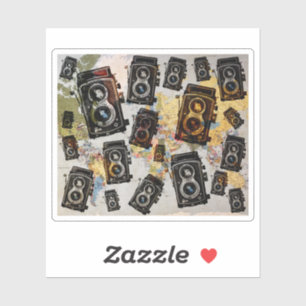 Vintage Travel Camera Pattern
