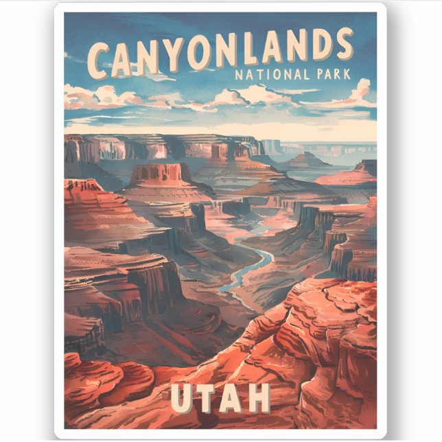 Vintage Travel Canyonlands National Park Utah (Front)