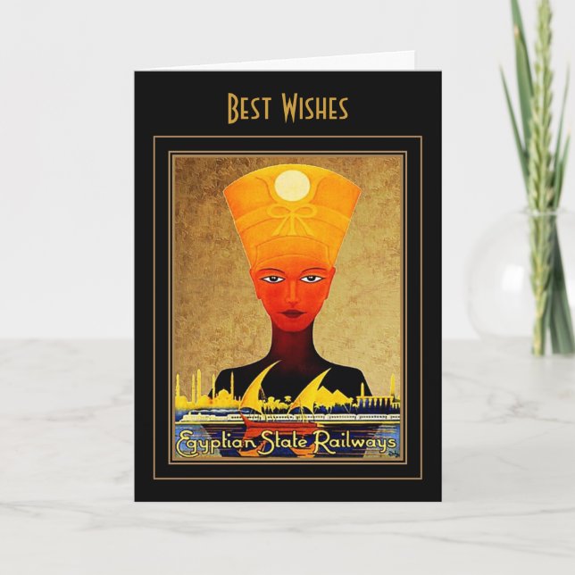 Vintage Travel Card Egypt (Front)