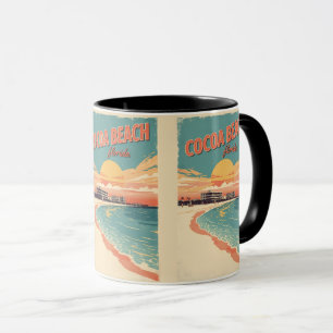 vintage Travel Cocoa Beach Florida westgate gifts Mug