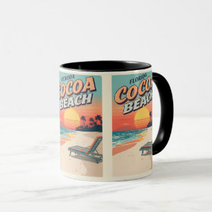 vintage Travel Cocoa Beach Florida westgate gifts Mug