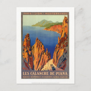 Vintage travel Corsica - Postcard