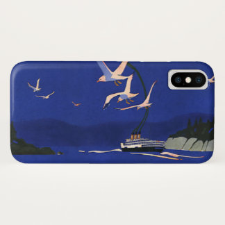 Vintage Travel, Cruise Ship Vacation in Alaska Case-Mate iPhone Case