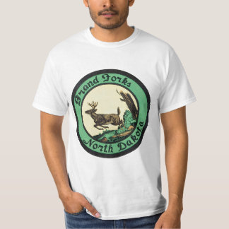 Vintage Travel, Grand Forks, North Dakota T-Shirt
