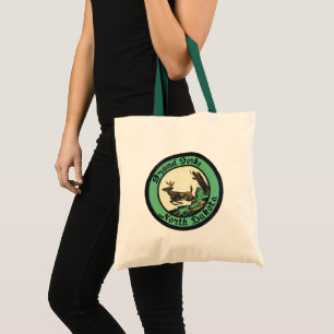 Vintage Travel, Grand Forks, North Dakota Tote Bag