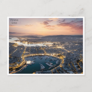 vintage travel Greece Piraeus le pirée Grèce Preus Postcard