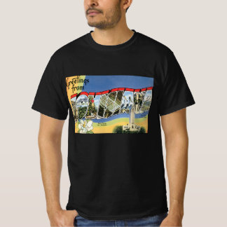 Vintage Travel, Greetings From Louisiana Gulf T-Shirt