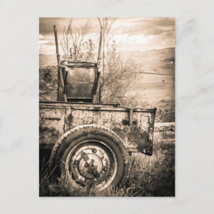Vintage travel Image of Italian countryside, retro Postcard