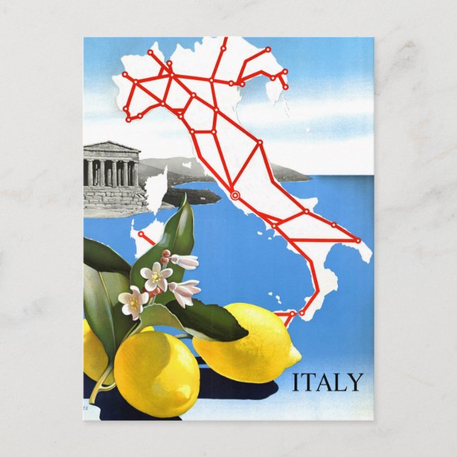 Vintage Travel Italy  Pantheon Rome Postcard (Front)