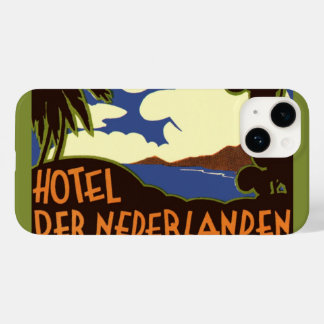 Vintage Travel Jakarta Indonesia Hotel Nederlanden Case-Mate iPhone 14 Case