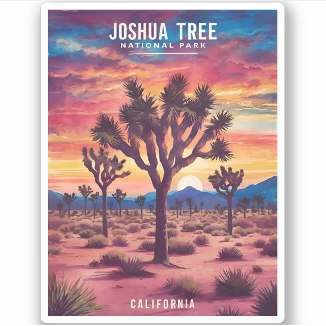 Vintage Travel Joshua Tree National Park Retro (Front)