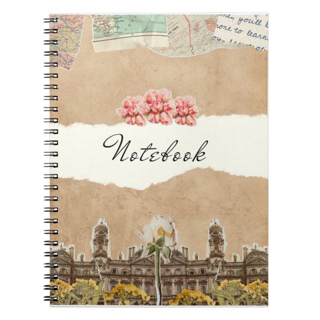 Vintage Travel Memories - Personalised Notebook (Front)