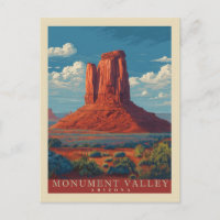 Vintage Travel Monument Valley Arizona