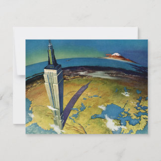 Vintage Travel New York City Empire State Building