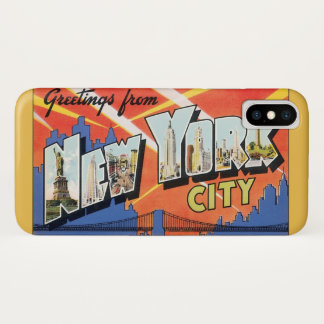 Vintage Travel NYC, Greetings from New York City Case-Mate iPhone Case