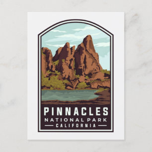 Vintage travel Pinnacles National Park California Postcard