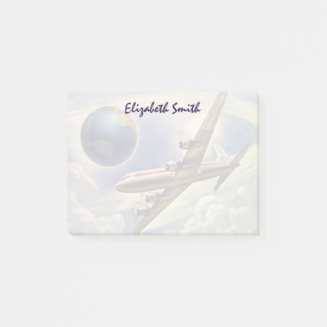 Vintage Travel Post-it Notes (Front)