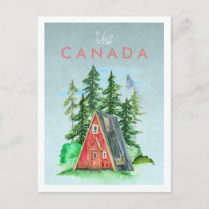 Vintage Travel Postcard Canada