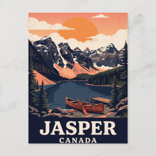 Vintage Travel Postcard Jasper Canada