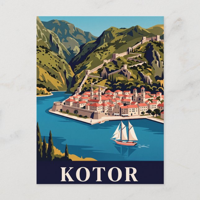 Vintage Travel Postcard | KOTOR (Front)