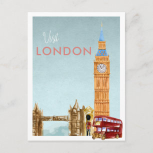 Vintage Travel Postcard London
