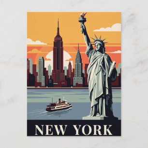 Vintage Travel Postcard New York