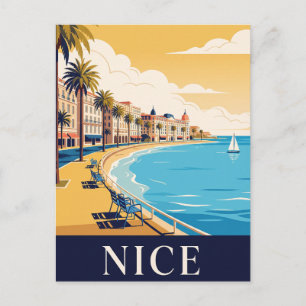 Vintage Travel Postcard Nice