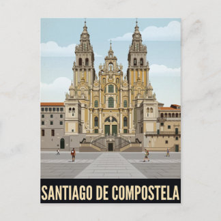 Vintage Travel Postcard Santiago de Compostela