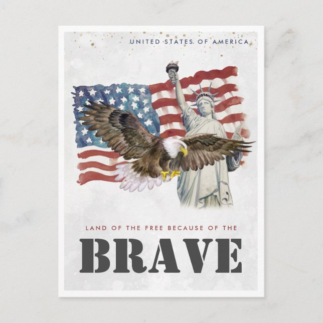 Vintage Travel Postcard | United States of America (Front)