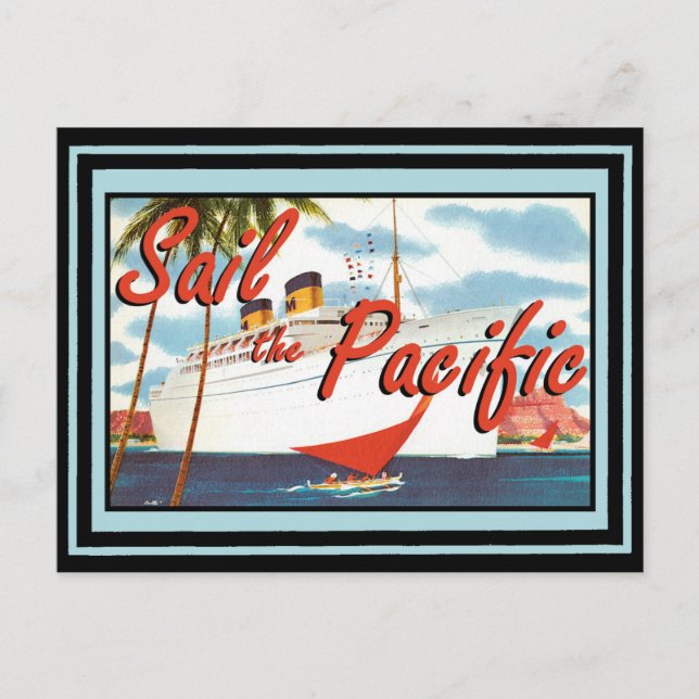 Vintage Travel Poster 67 Postcard (Front)