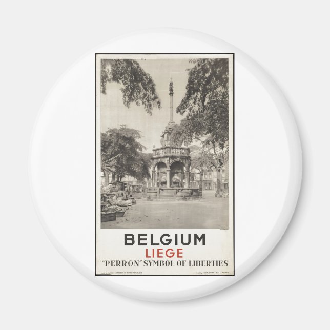 Vintage Travel Poster Ad Retro Prints Magnet (Front)