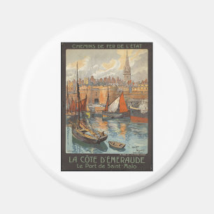 Vintage Travel Poster Ad Retro Prints Magnet