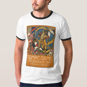 Vintage Travel Poster Ad Retro Prints T-Shirt
