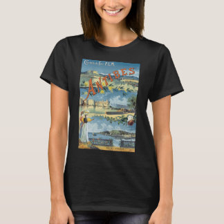 Vintage Travel Poster, Antibes, France T-Shirt