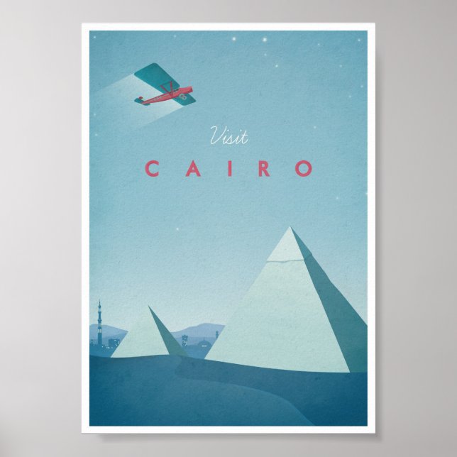 Vintage Travel Poster Cairo (Front)