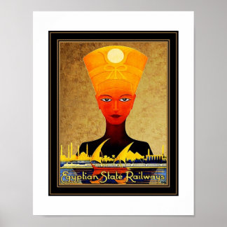 Vintage Travel Poster Egyptian State Railways